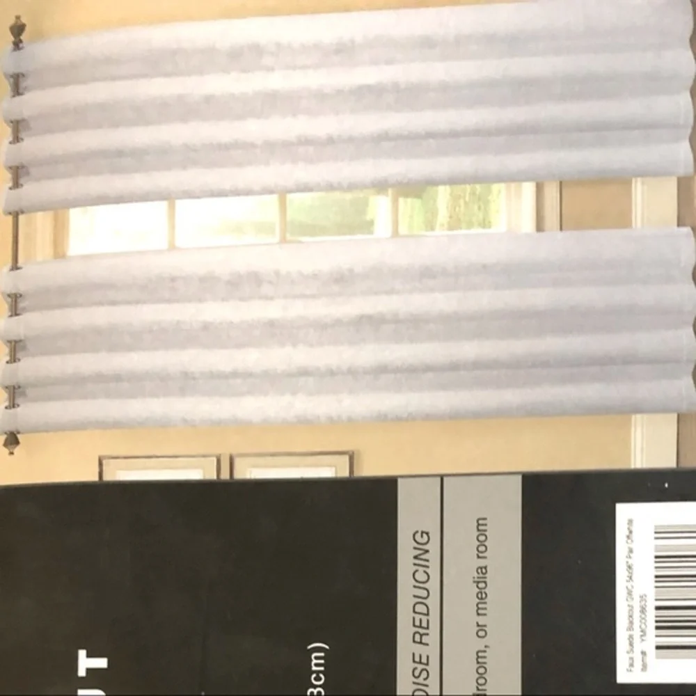 2panels energy efficient blackout grommet thermal Extra wide Silver gray curtain